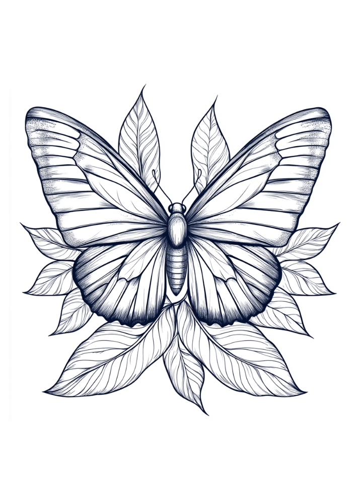 Glitzernder Fantasieschmetterling