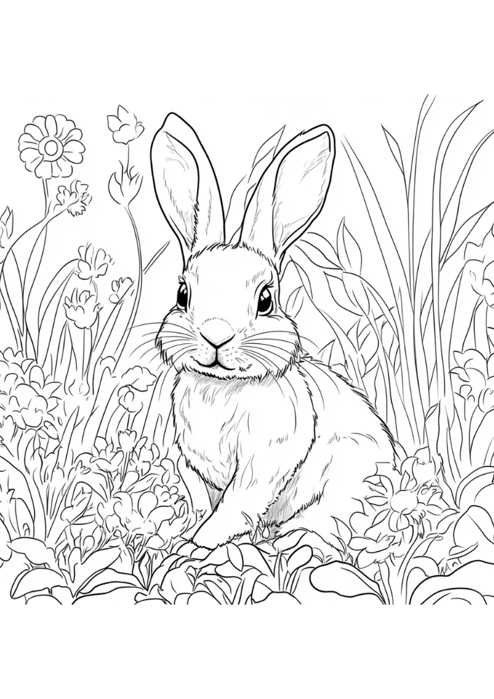 Hase im Gras