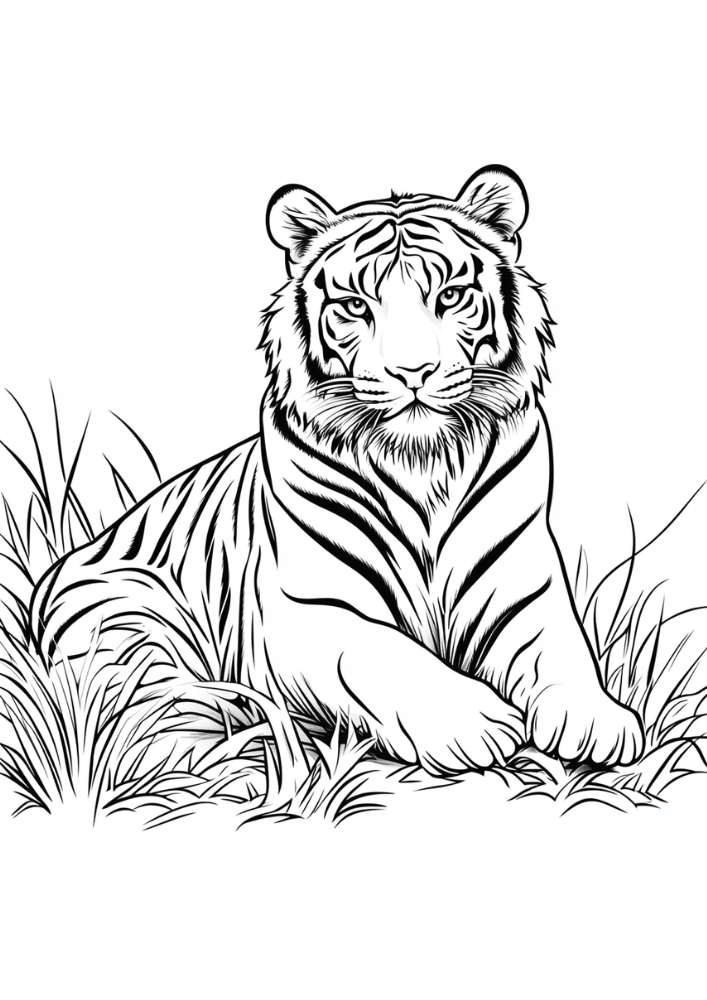 wartender Tiger