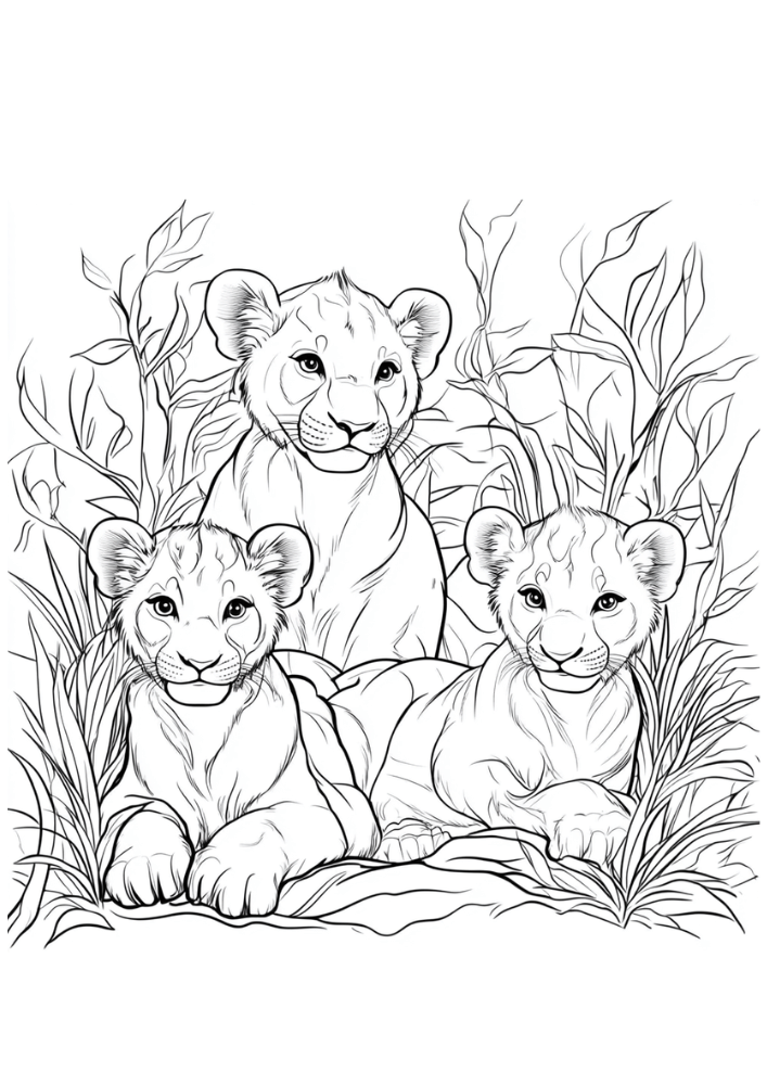 Leoparden Familie